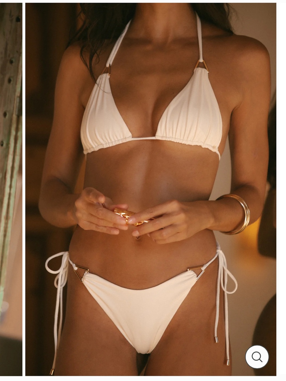 Away that day white bikini brand new